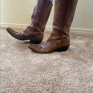 Brown Leather Boots